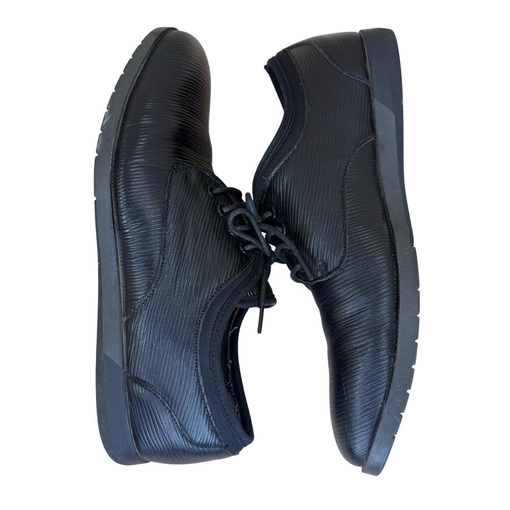 Hawke & Co Mario Derby Shoes Men’s 9 Black Memory Foam Comfort Lace Up Casual